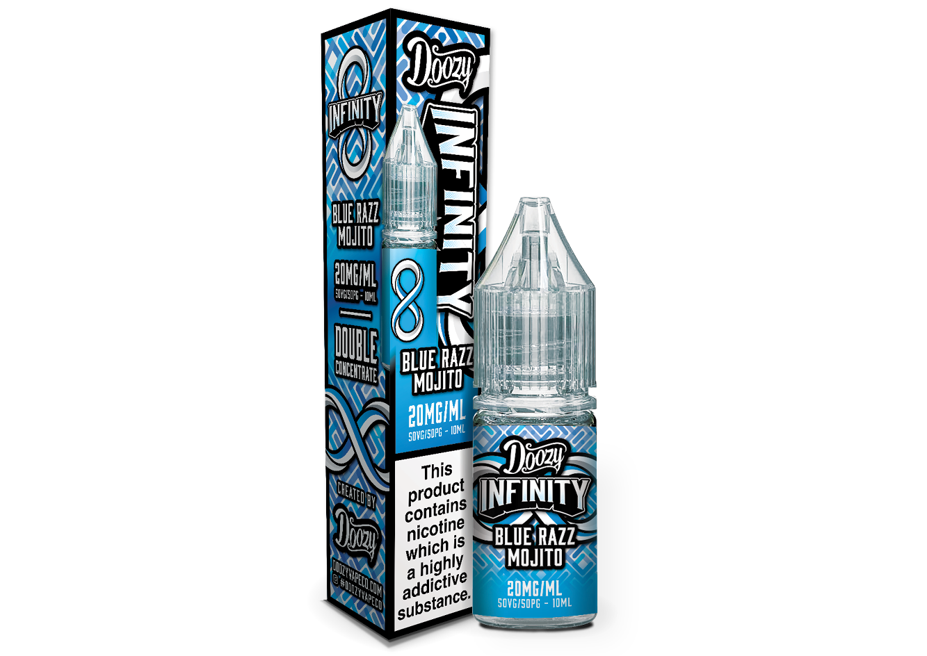 Blue Razz Mojito by Doozy Infinity Nic Salts