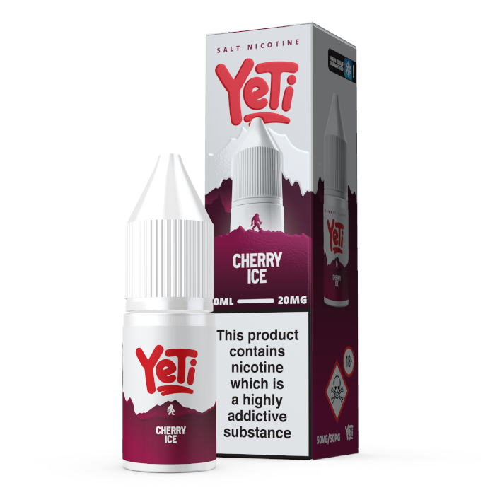 Cherry Ice by Yeti Summit series Nic Salts