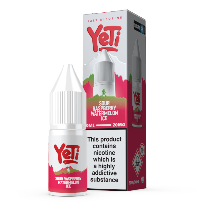 Sour Raspberry Watermelon Ice by Yeti Summit Series Nic Salts