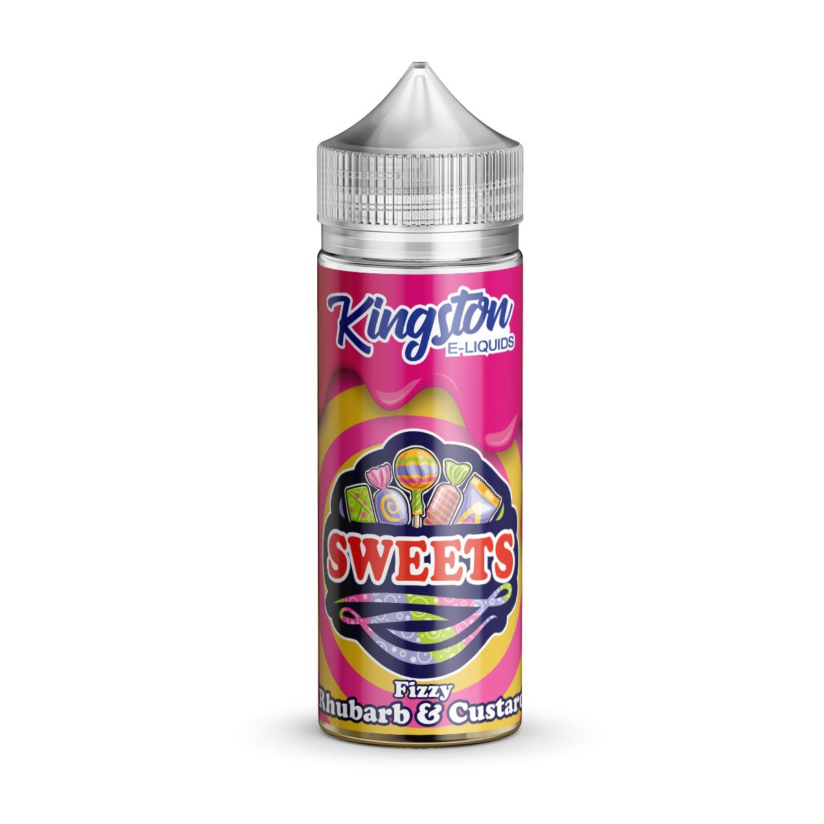 Sweets Fizzy Rhubarb and Custard by Kingston 100ml