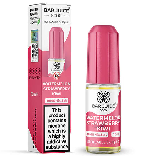 Watermelon Strawberry Kiwi by Bar Juice 5000 Nic Salts