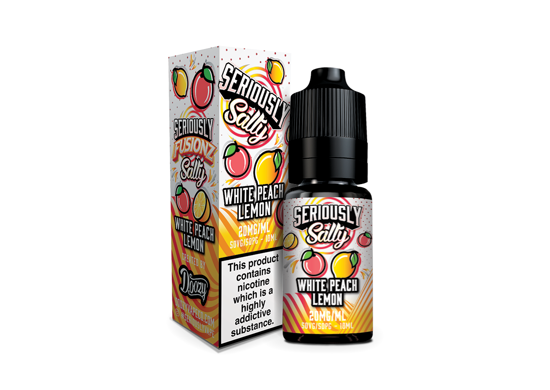 White Peach Lemon by Doozy Seriously Salty