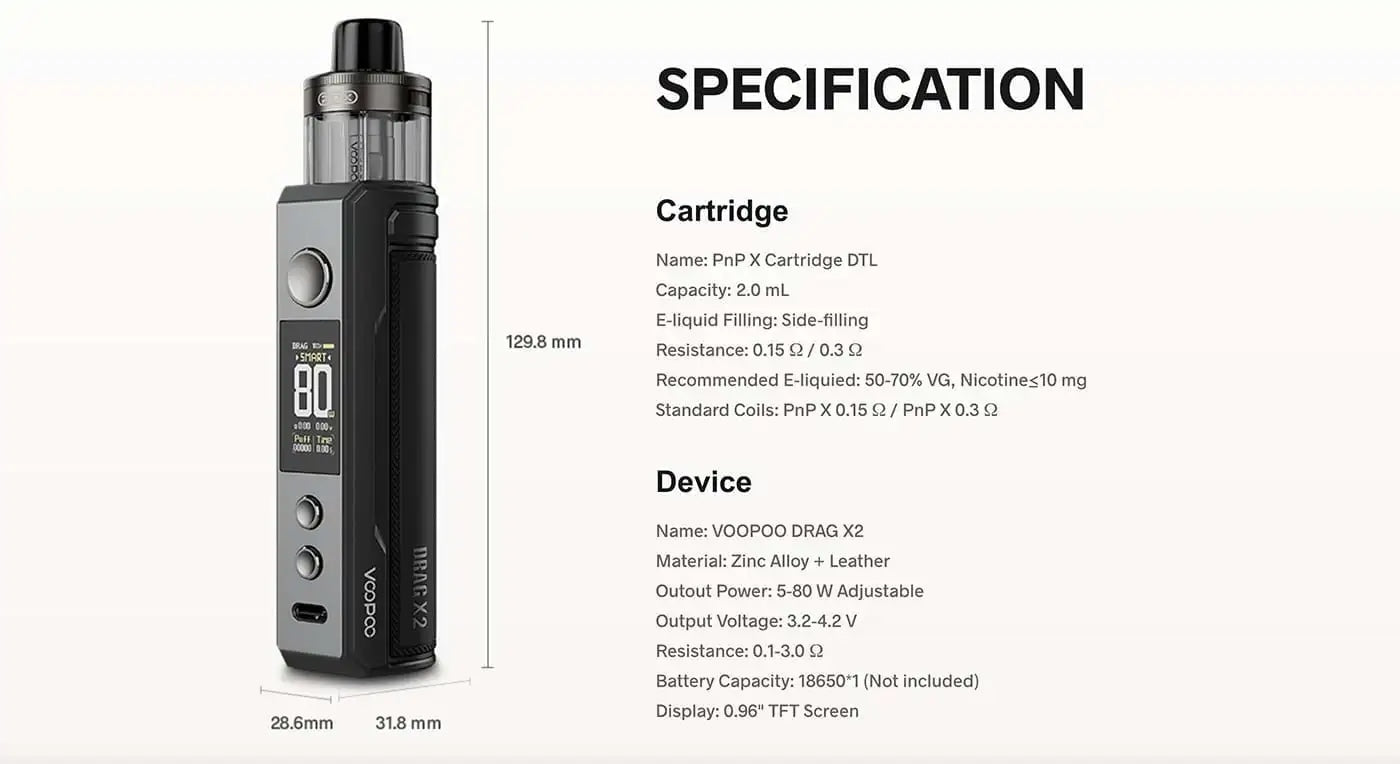 Drag X 2 Kit by Voopoo