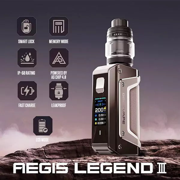 Aegis Legend 3 Kit by Geekvape modes