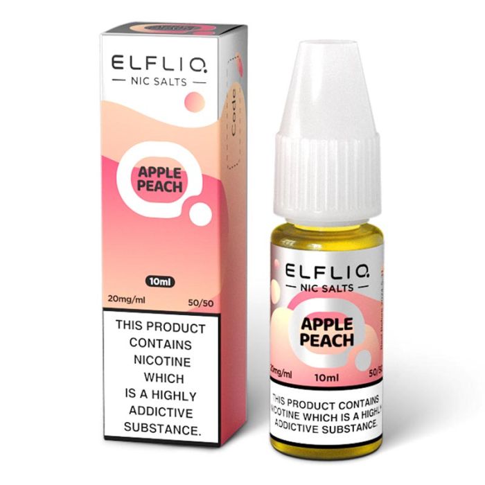Apple Peach Elfliq Nic Salts