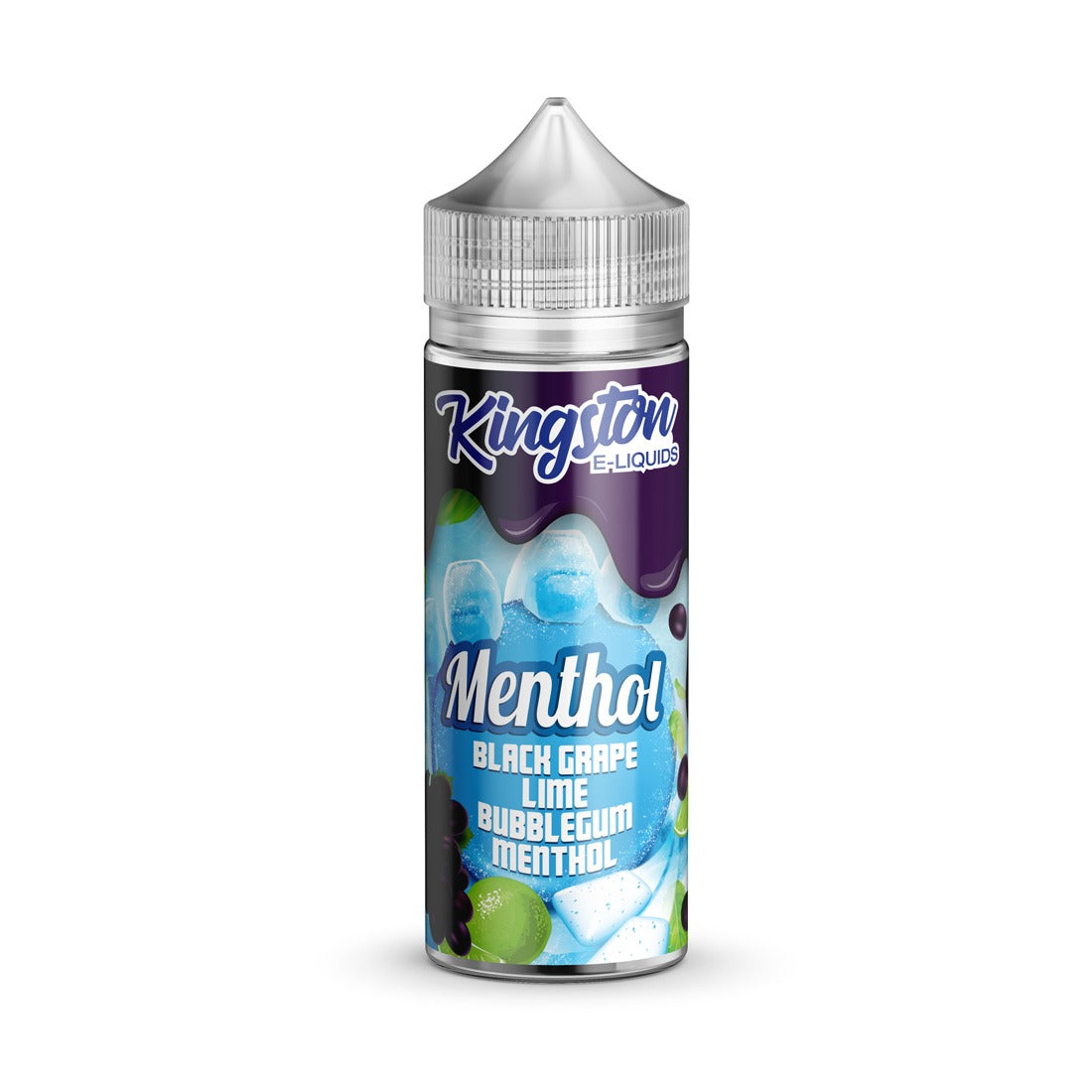 Black Grape Lime Bubblegum Menthol by Kingston 100ml