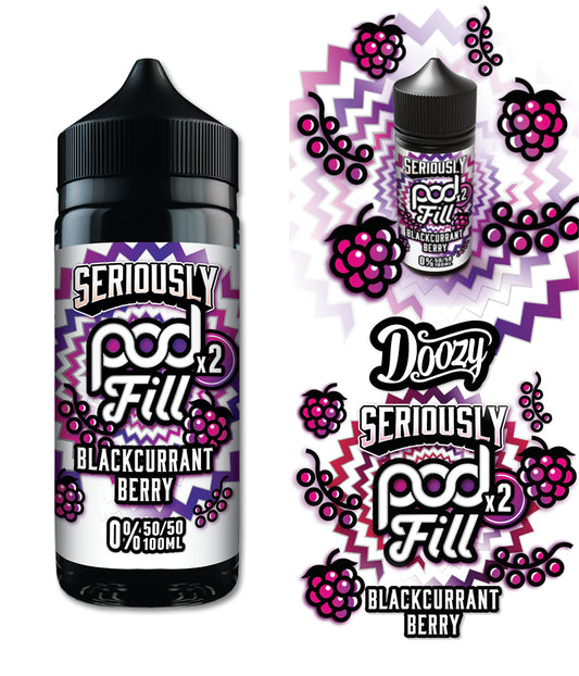 Blackcurrant Berry Seriously Pod Fill 100ml