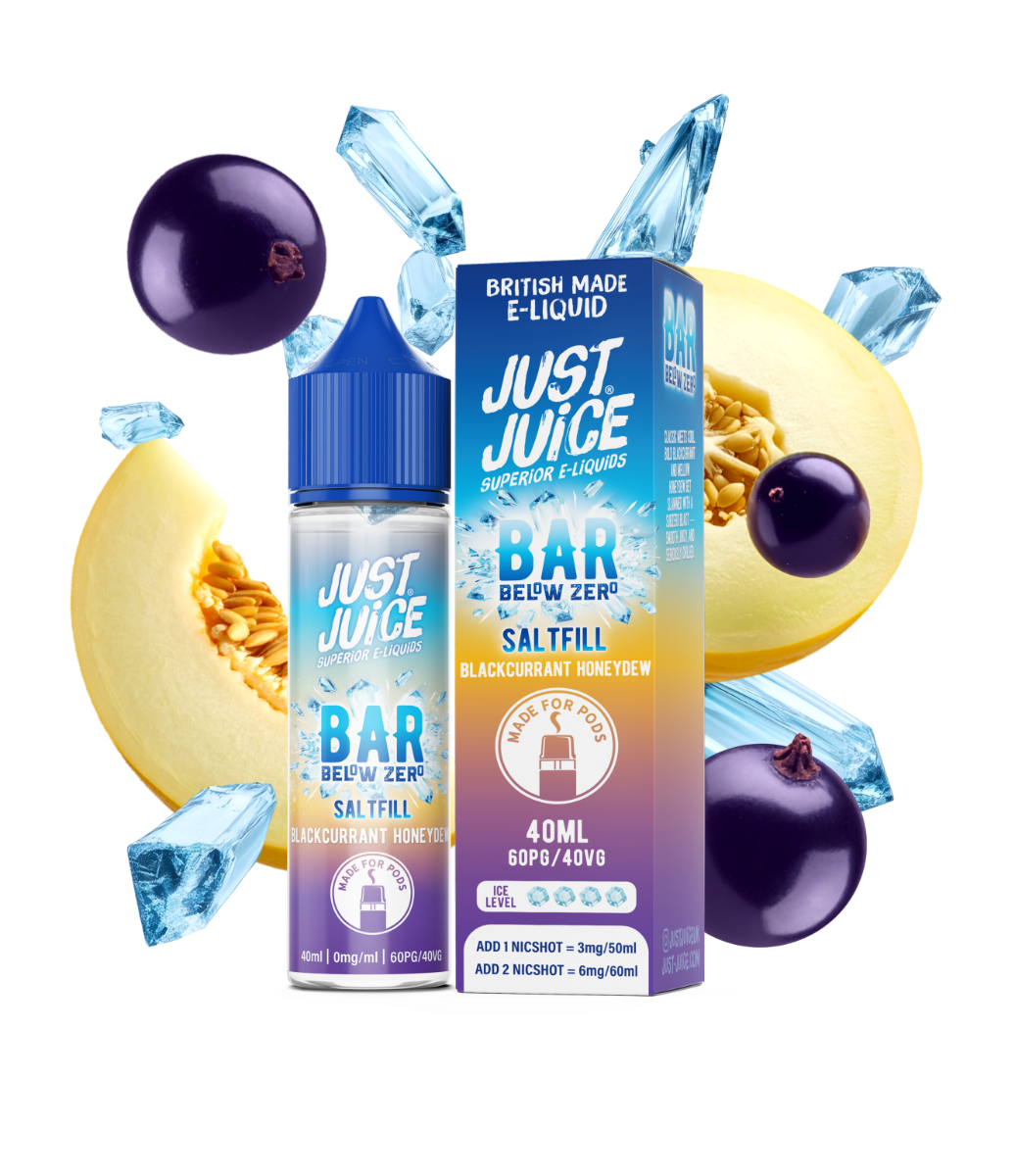 Blackcurrant Honeydew Bar Saltfill by Just Juice 40ml