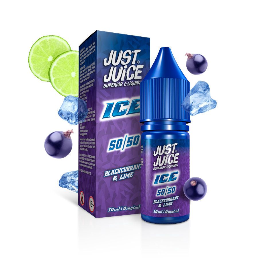 Blackcurrant & Lime Ice by Just Juice 10ml
