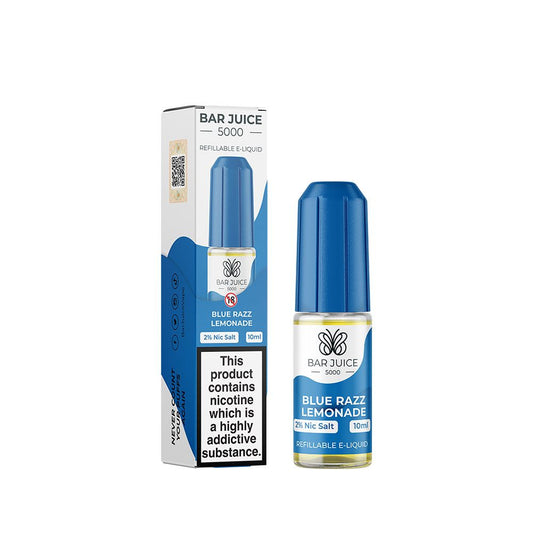Blue Razz Lemonade by Bar Juice 5000 Nic Salts