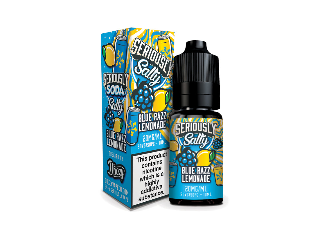 Blue Razz Lemonade by Doozy Seriously Salty