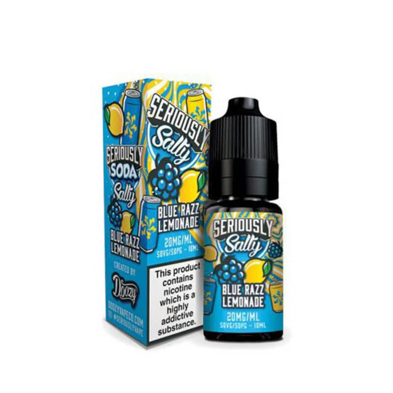 Blue Razz Lemonade by Doozy Seriously Soda Nic Salts
