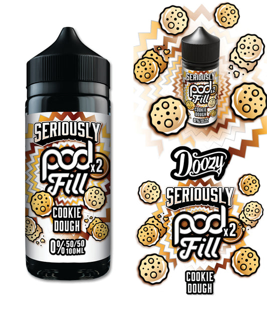 Cookie Dough by Seriously Pod Fill 100ml