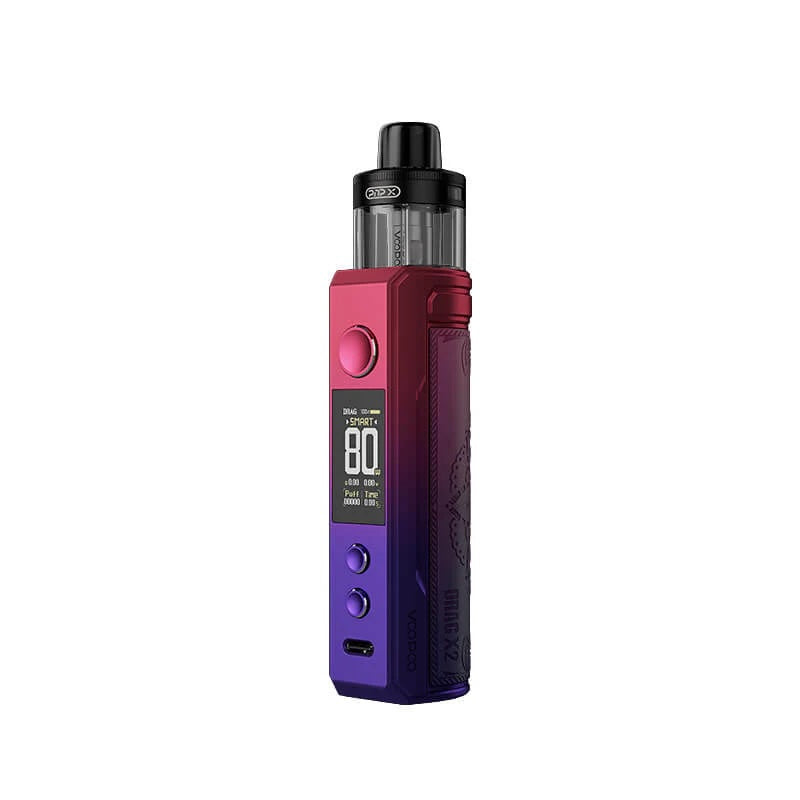 Drag X 2 Kit by Voopoo modern red