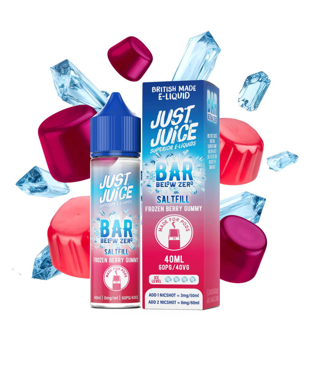 Frozen Berry Gummy Bar Saltfill by Just Juice 40ml
