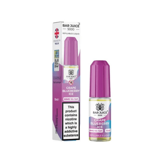 Grape Blueberry by Bar Juice 5000 Nic Salts