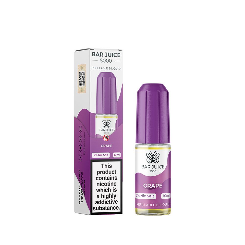 Grape by Bar Juice 5000 Nic Salts