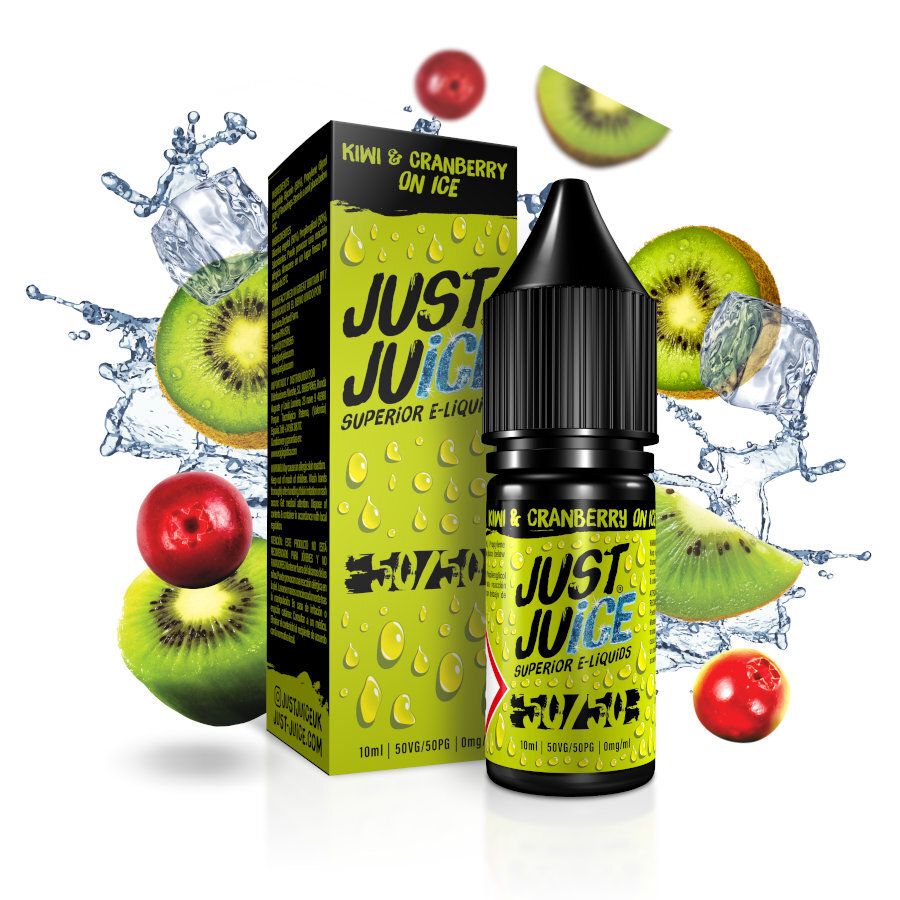 Kiwi & Cranberry on Ice by Just Juice 10ml