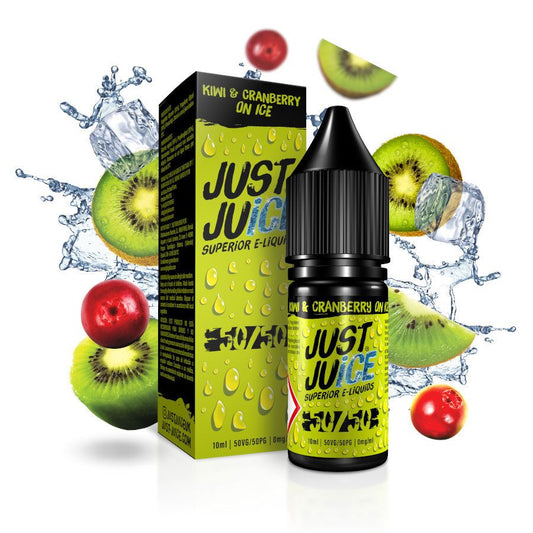 Kiwi & Cranberry on Ice by Just Juice 10ml