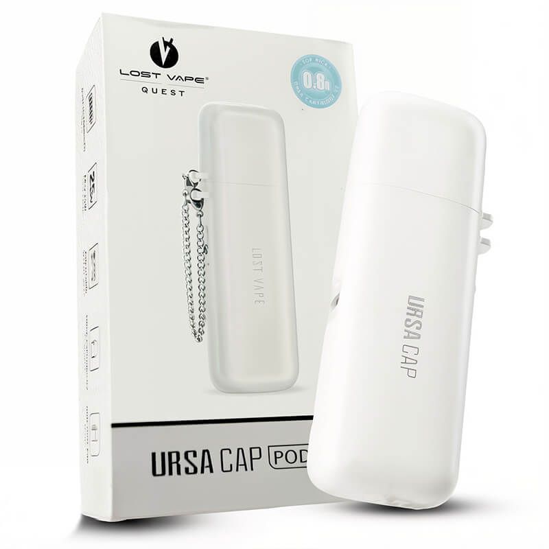 Lost Vape Ursa Cap Pink Carnival pearl white