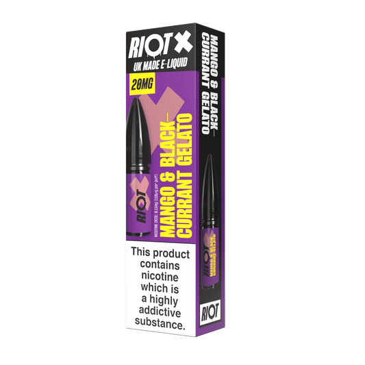 Mango & Blackcurrant Gelato by Riot X Nic Salts