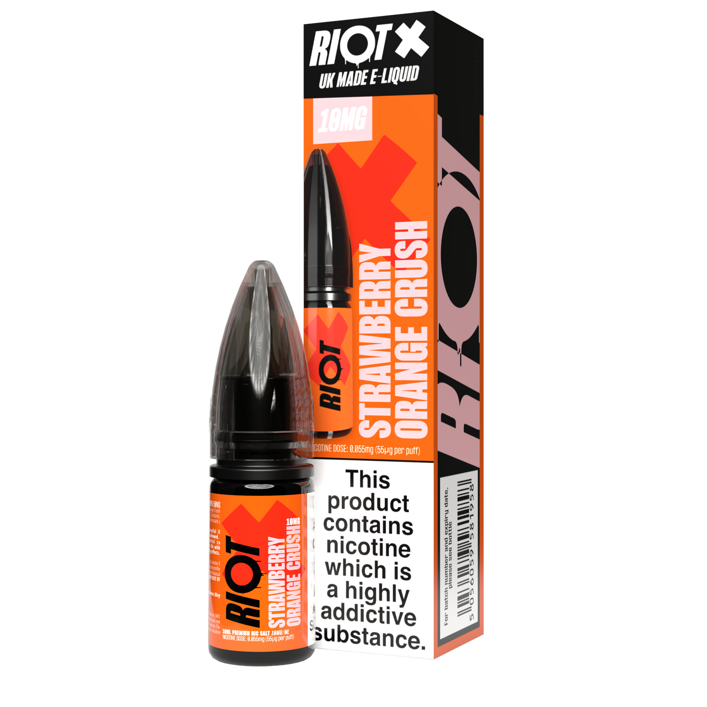Strawberry Orange Crush by Riot X Nic Salts