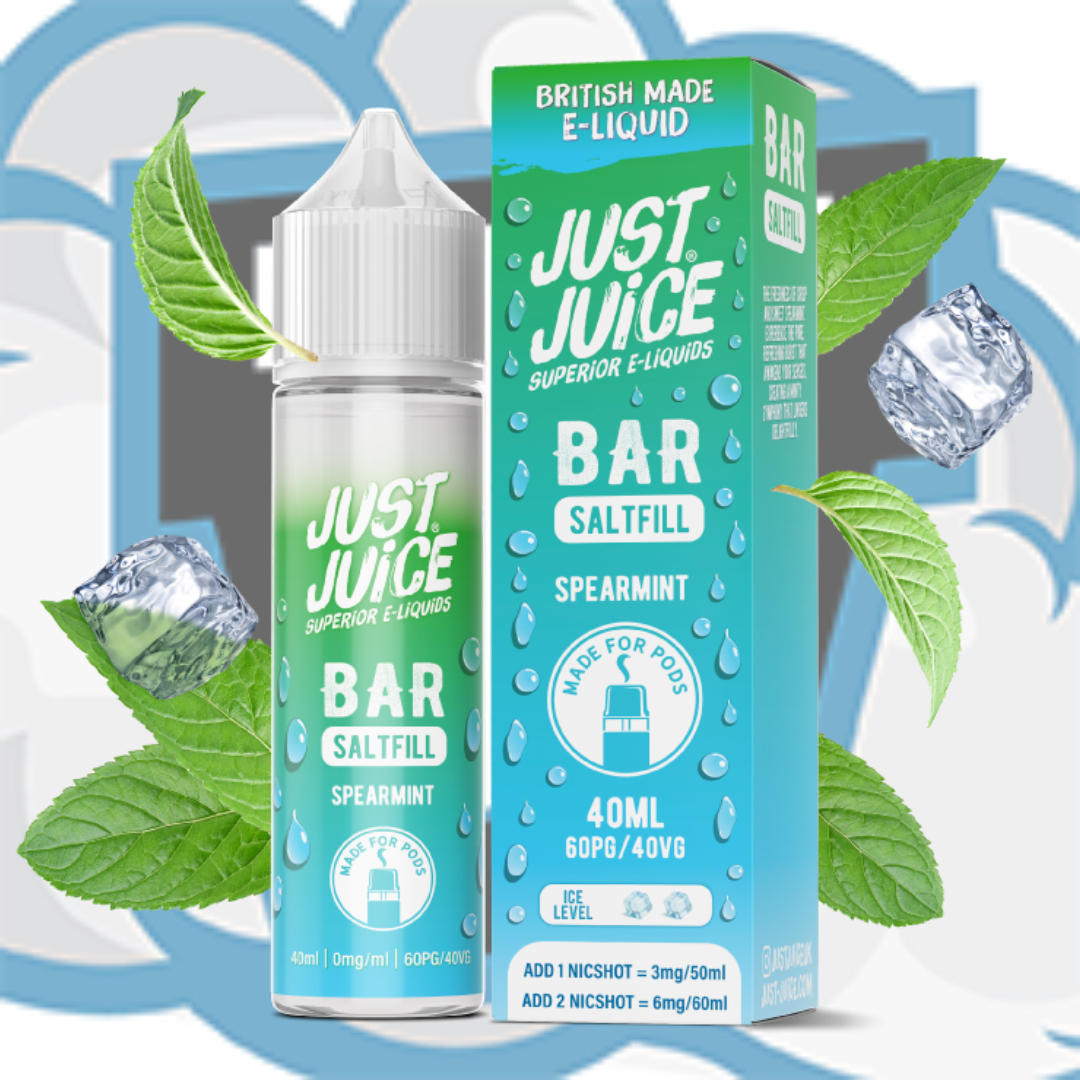 Spearmint Bar Saltfill by Just Juice 40ml