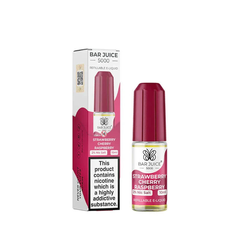 Strawberry Cherry Raspberry by Bar Juice 5000 Nic Salts