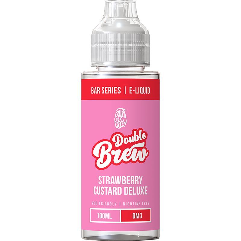 Strawberry Custard Deluxe by Double Brew 100ml
