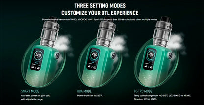 Vinci Spark 220 by VooPoo modes