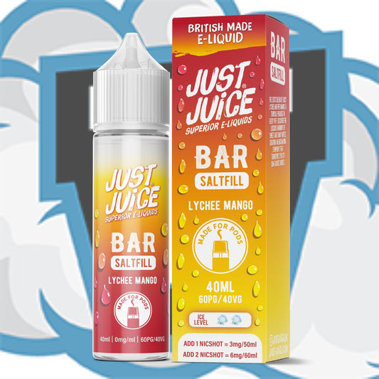 Lychee Mango Bar Saltfill by Just Juice 40ml